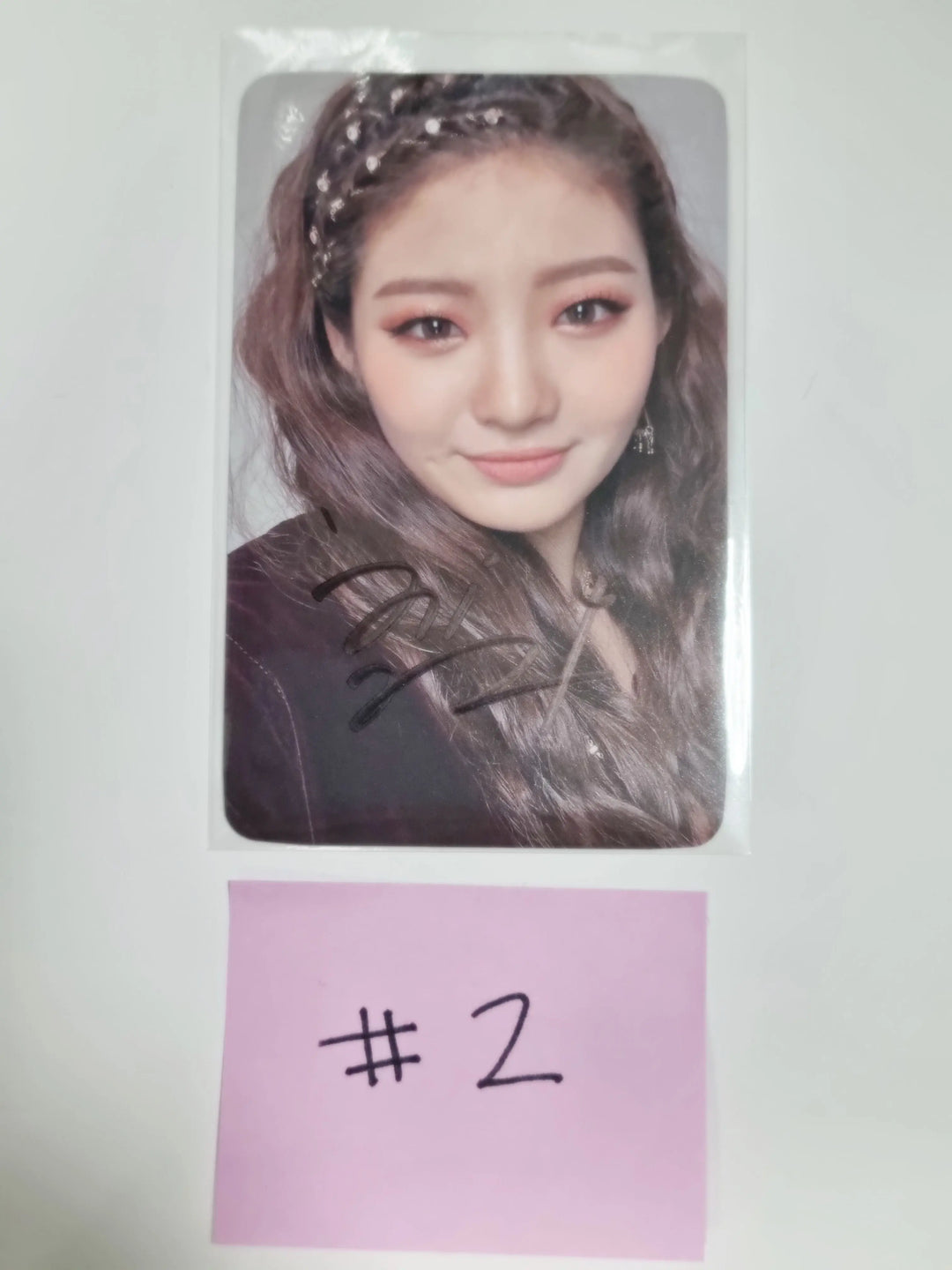 TRI.BE - Official Slogan + Hand Autographed Photocard - HALLYUSUPERSTORE