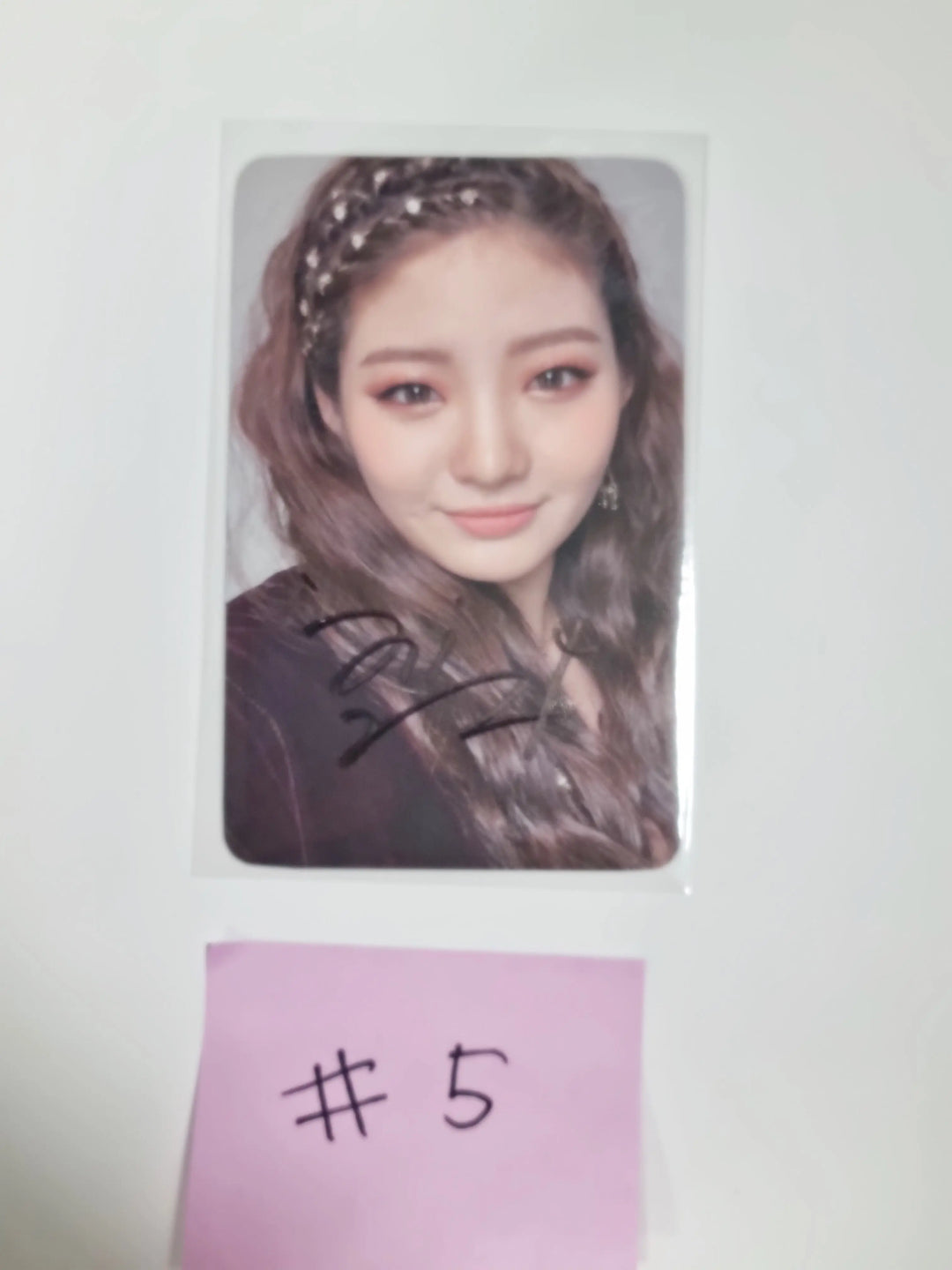 TRI.BE - Official Slogan + Hand Autographed Photocard - HALLYUSUPERSTORE