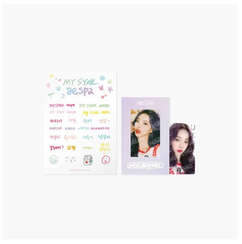 Aespa - Mini Frame + PhotoCard Set - HALLYUSUPERSTORE