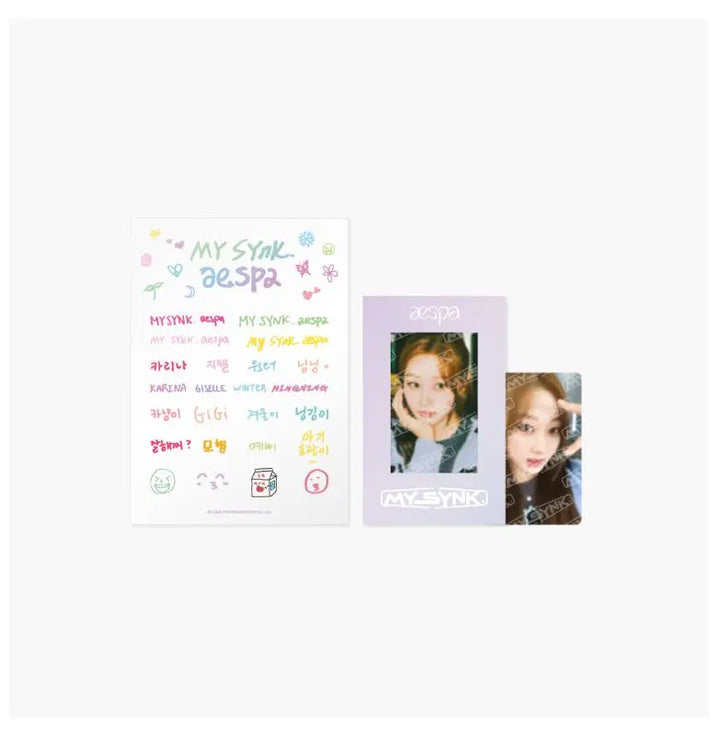 Aespa - Mini Frame + PhotoCard Set - HALLYUSUPERSTORE