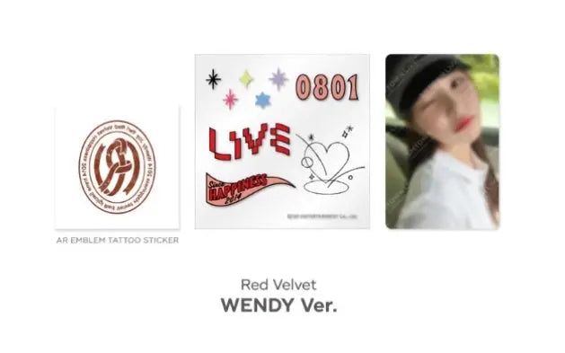 Red Velvet - AR Tattoo Sticker SET - HALLYUSUPERSTORE