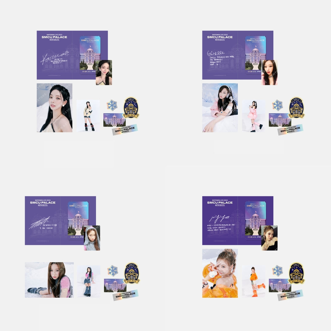 Aespa - Special AR Ticket Set, 4 x 6 Photo & Photocard Set ( Choose Member ) - HALLYUSUPERSTORE