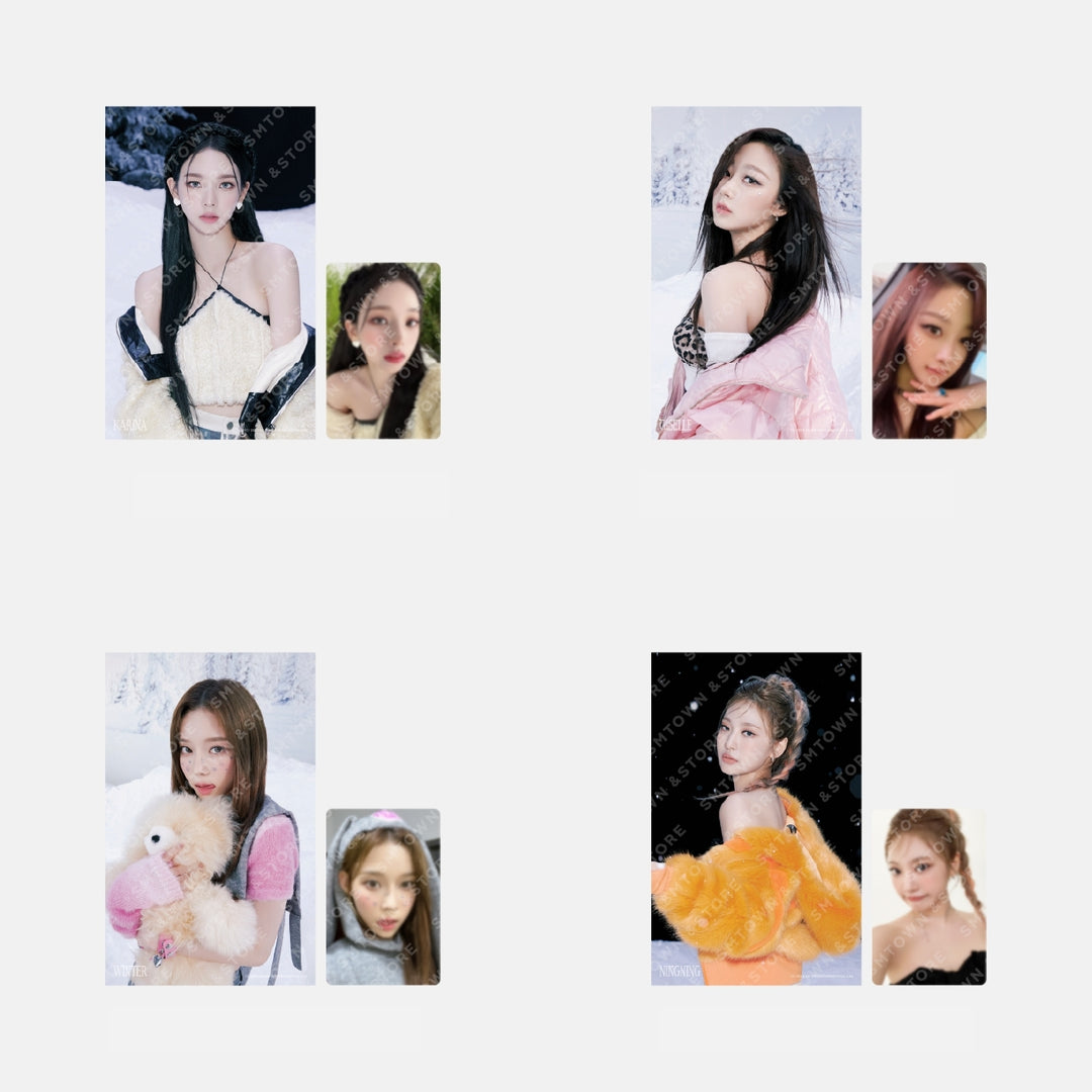 Aespa - Special AR Ticket Set, 4 x 6 Photo &amp; Photocard Set ( Choose Member ) - HALLYUSUPERSTORE
