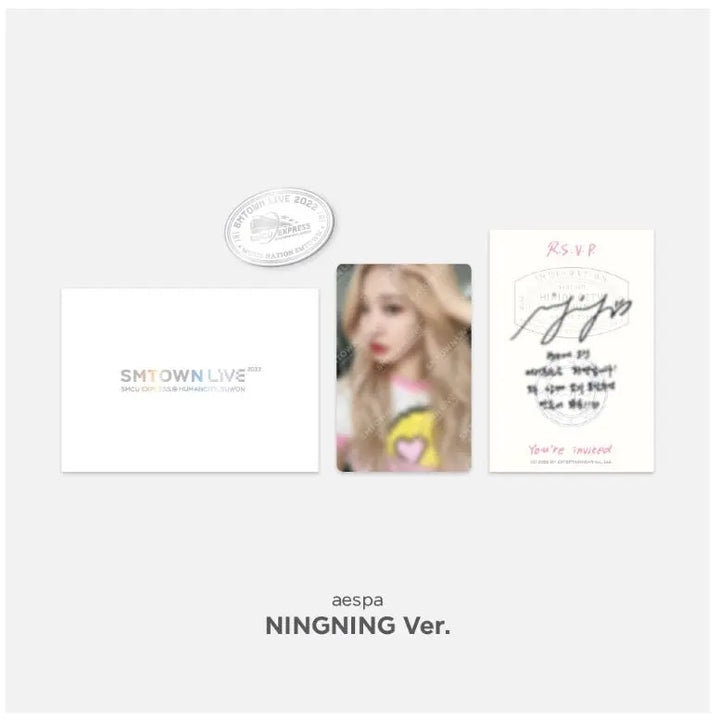 Aespa - Invitation + Badge Set - HALLYUSUPERSTORE