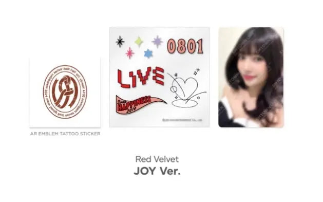 Red Velvet - AR Tattoo Sticker SET - HALLYUSUPERSTORE
