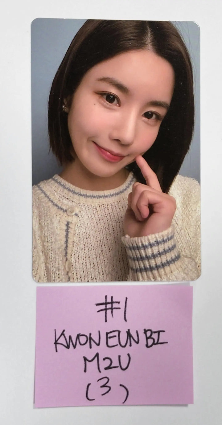 Kwon Eunbi "Color" - M2u Fansign Event Photocard - HALLYUSUPERSTORE