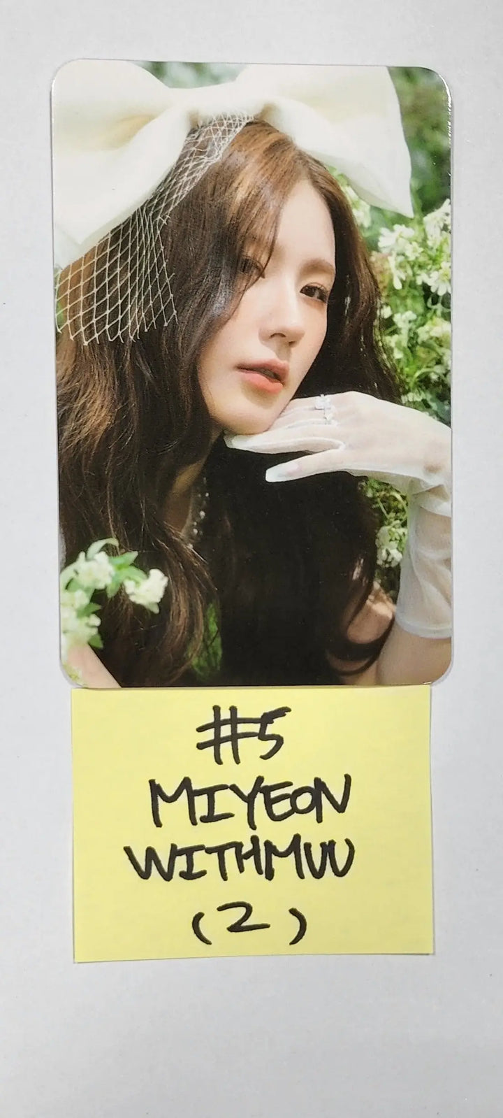 MIYEON [Of (g) I-DLE] "MY" 1st - Withmuu Luckydraw Event Photocard - HALLYUSUPERSTORE