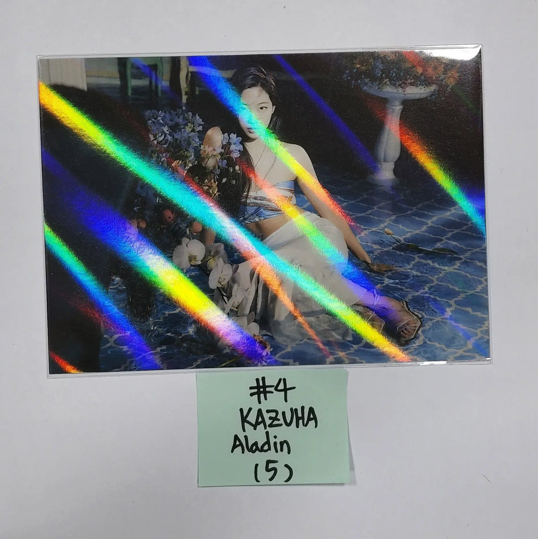 LE SSERAFIM "FEARLESS" - Aladin Pre-Order Benefit Hologram Postcard - HALLYUSUPERSTORE