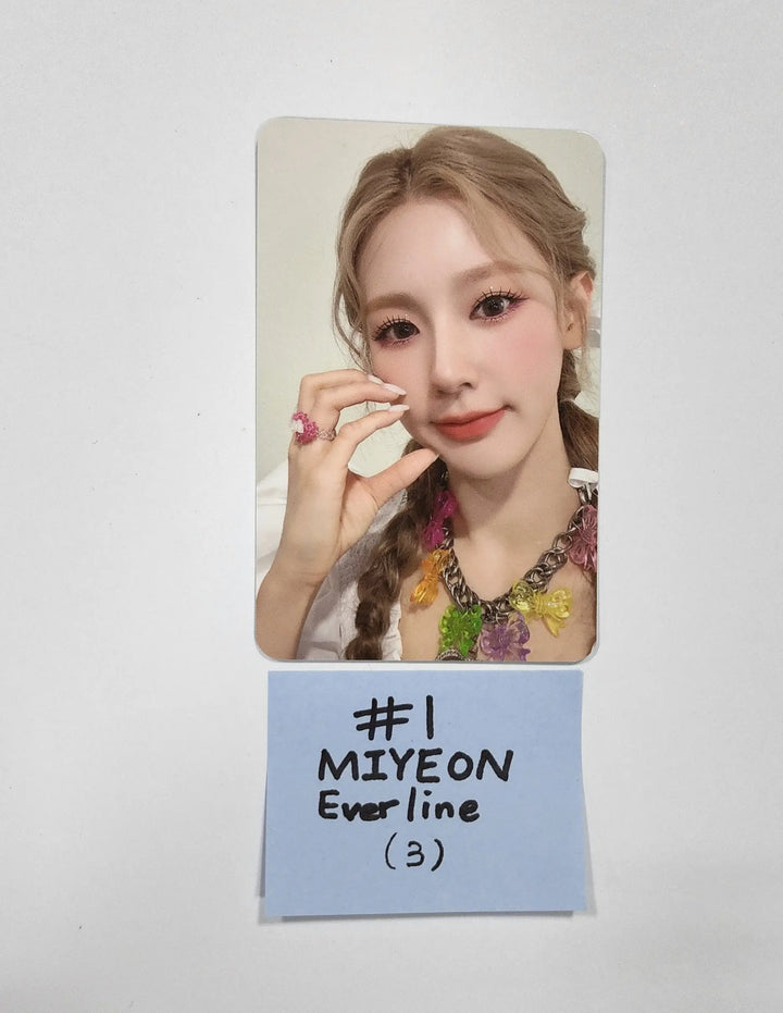 MIYEON [Of (g) I-DLE] "MY" 1st - Everline Luckydraw Event Photocard - HALLYUSUPERSTORE