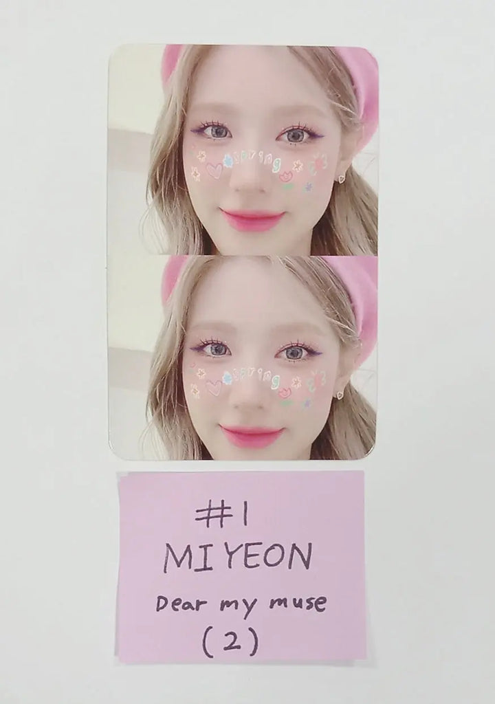 MIYEON [Of (g) I-DLE] "MY" 1st - Dear My Muse Fansign Event Photocard - HALLYUSUPERSTORE