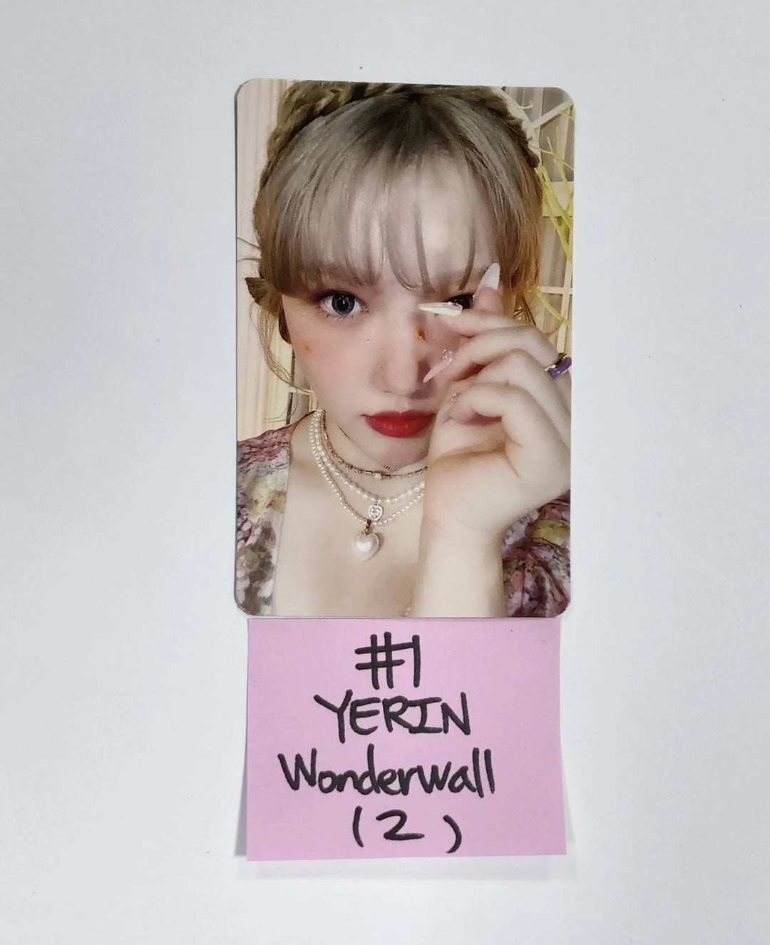 YERIN "ARIA" - Wonderwall Fansign Event Photocard - HALLYUSUPERSTORE