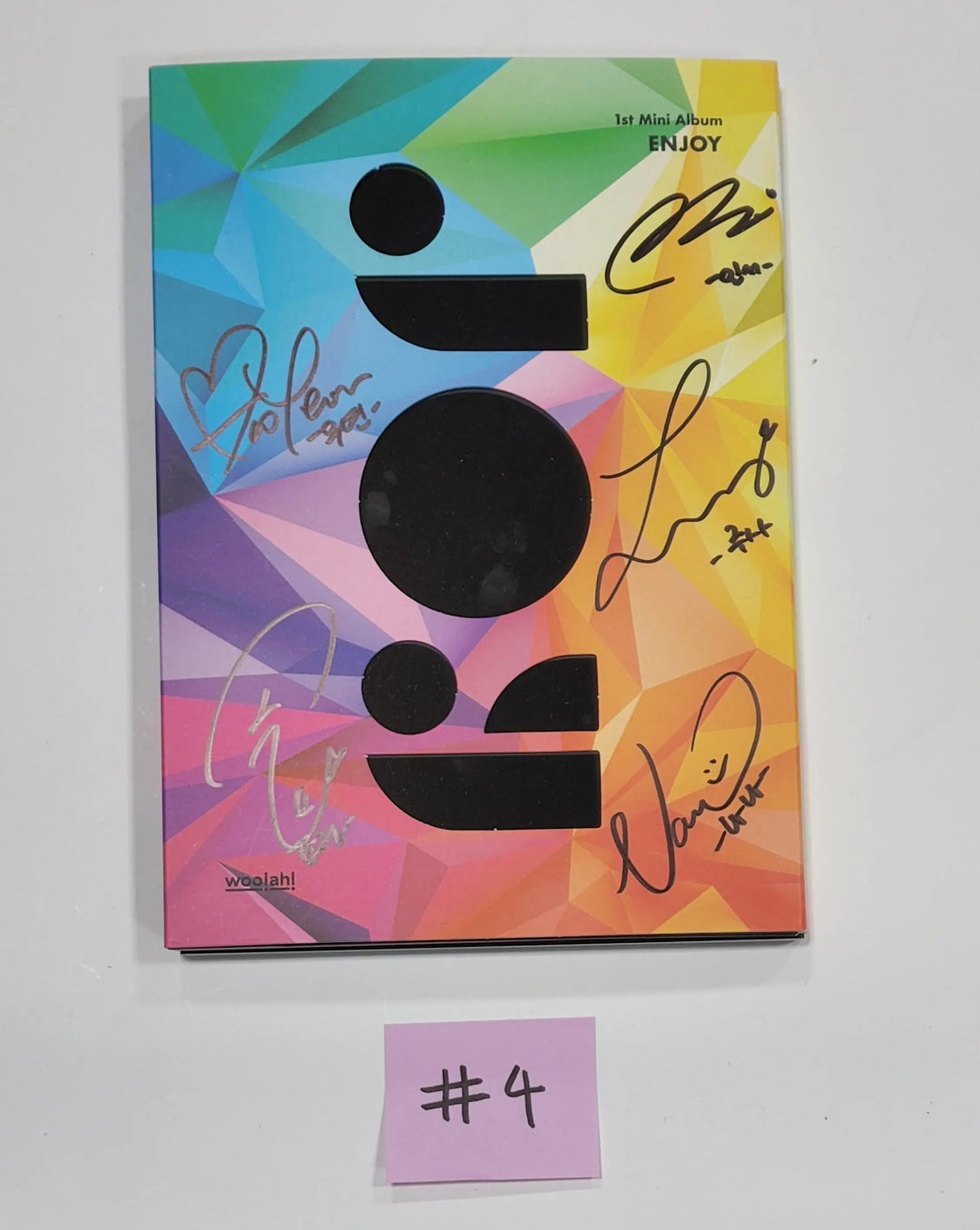 Woo!ah! "JOY" - Hand Autographed(Signed) Promo Album - HALLYUSUPERSTORE