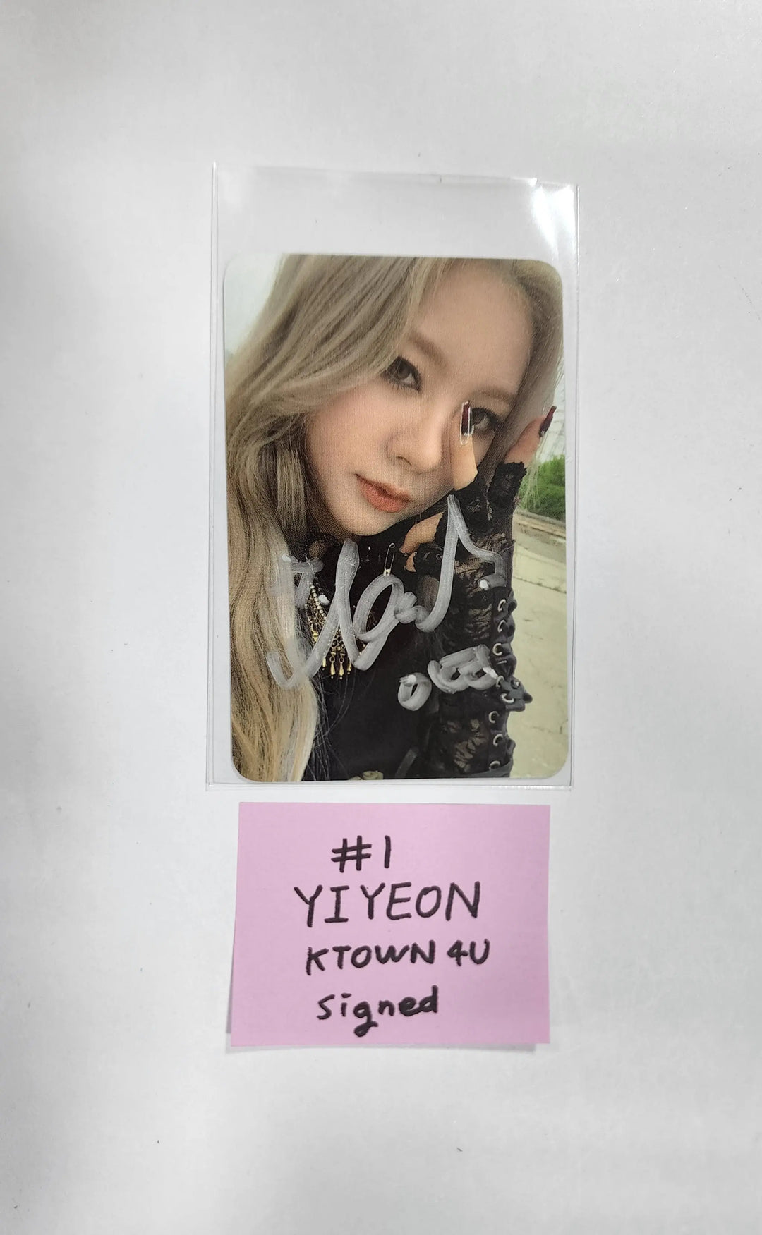 BVNDIT "Re-Original" - Hand Autographed(Signed) Photocard - HALLYUSUPERSTORE