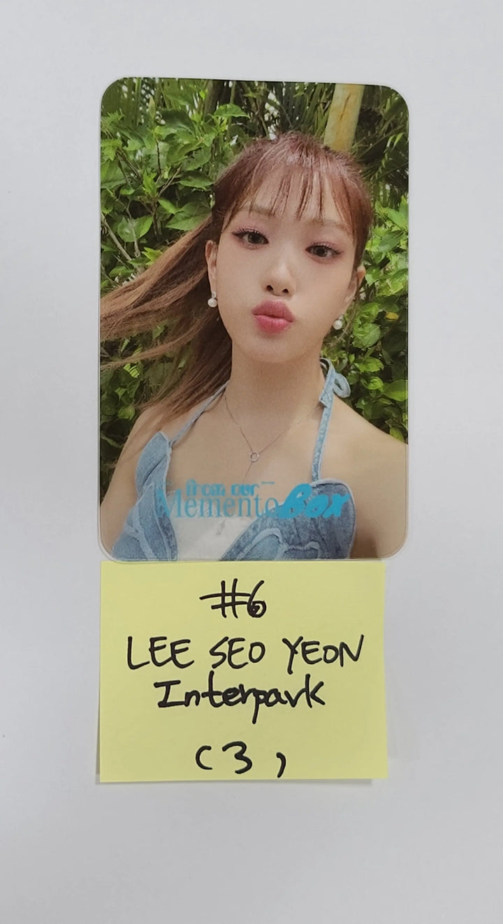 Fromis_9 "from our Memento Box" - Interpark Pre-Order Benefit Transparent PVC Photocard - HALLYUSUPERSTORE