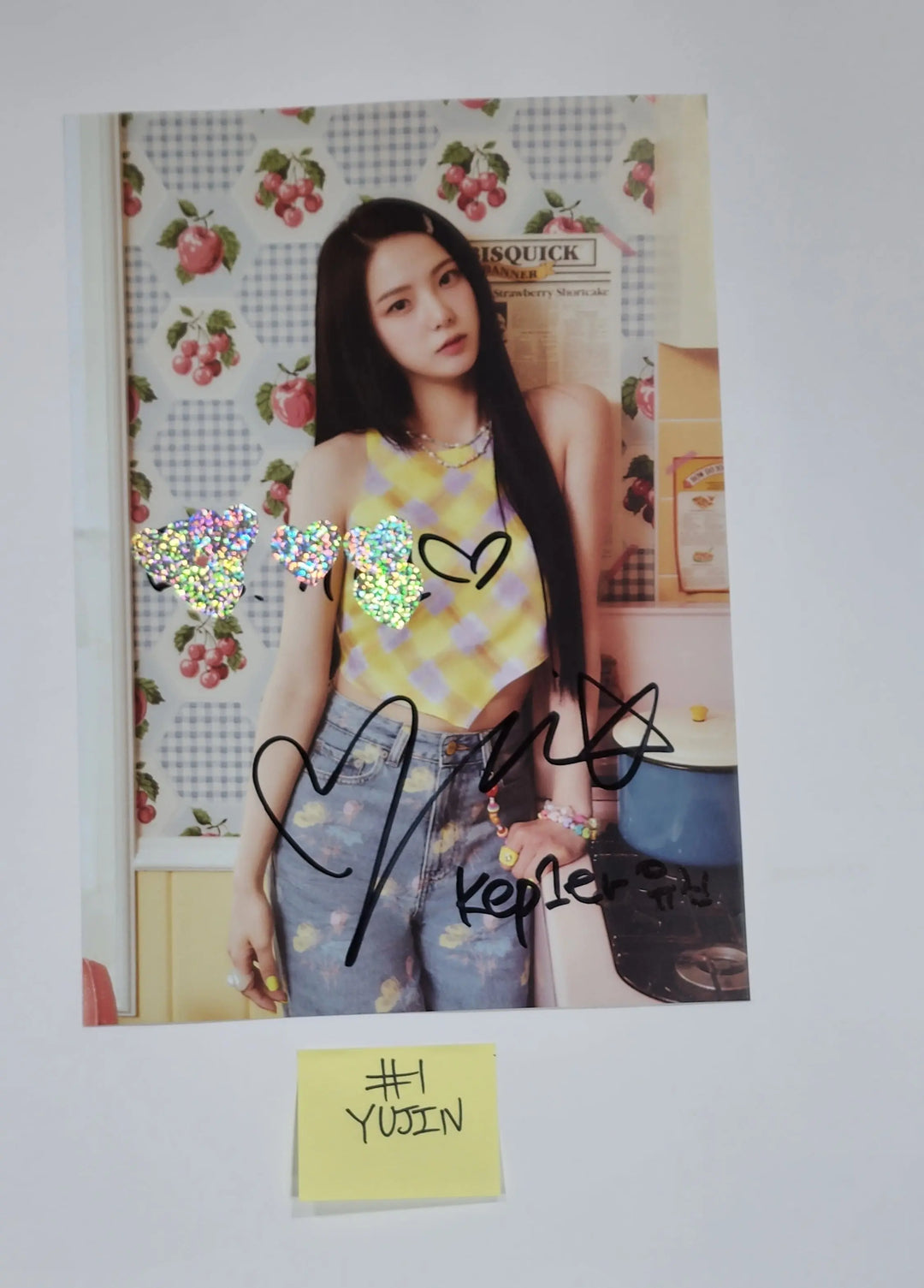Kep1er “TroubleShooter” 3rd - A Cut Page From Fansign Event Album Photo - HALLYUSUPERSTORE