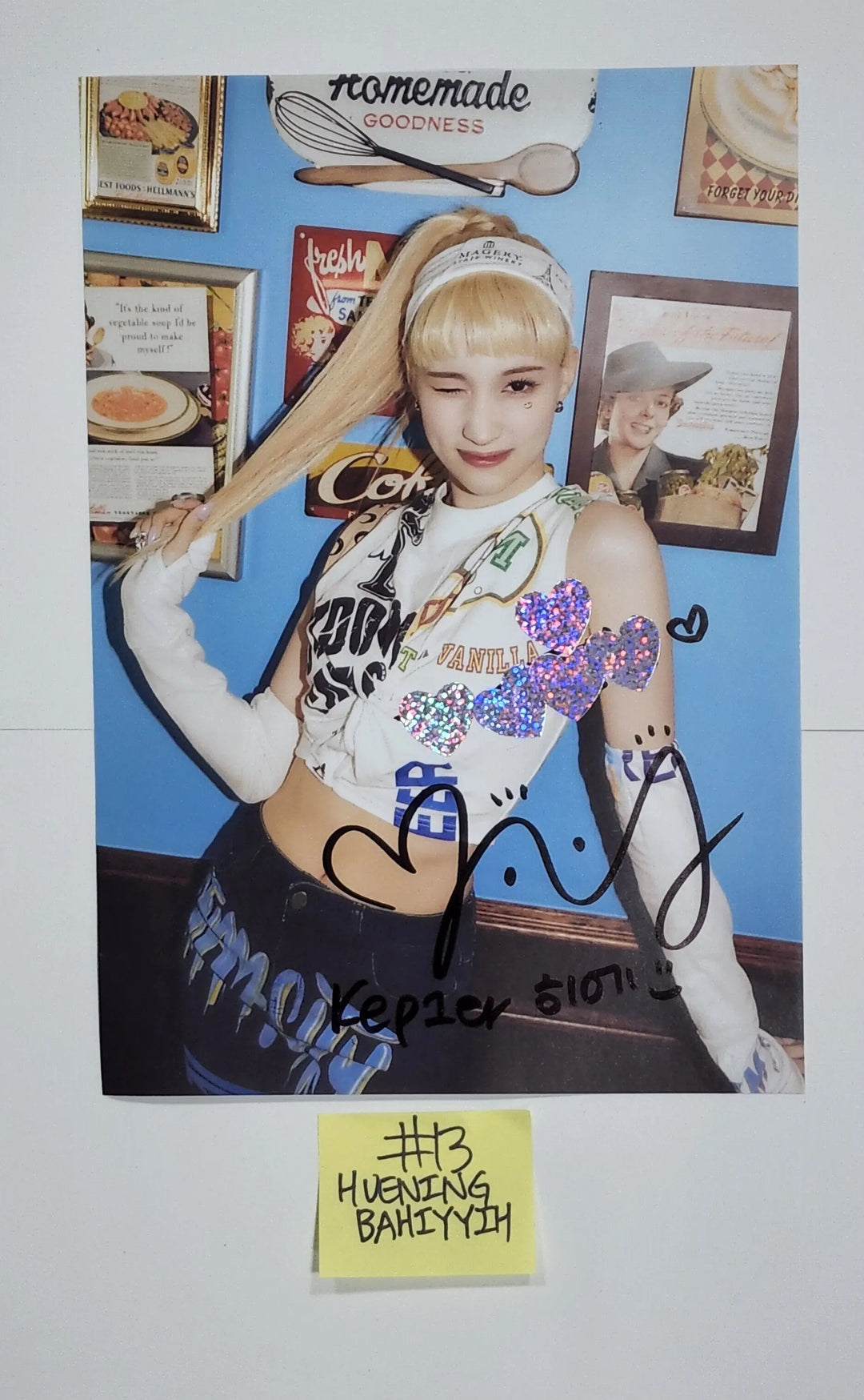 Kep1er “TroubleShooter” 3rd - A Cut Page From Fansign Event Album Photo - HALLYUSUPERSTORE