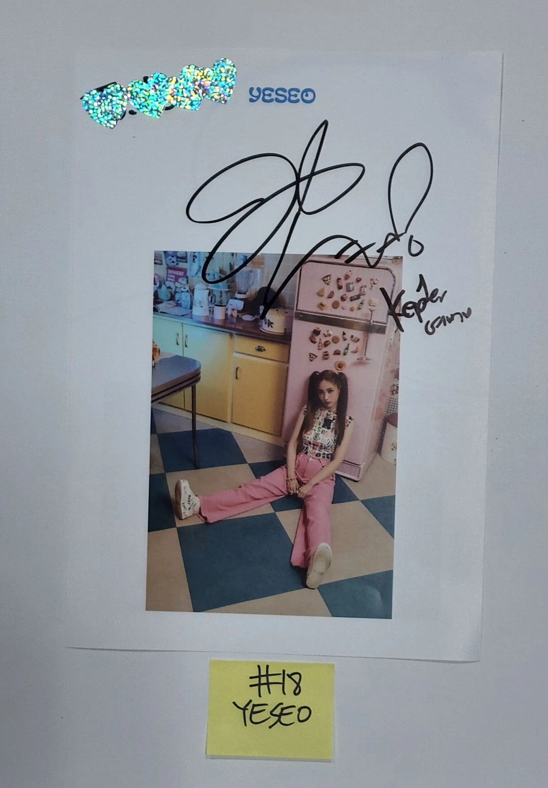 Kep1er “TroubleShooter” 3rd - A Cut Page From Fansign Event Album Photo - HALLYUSUPERSTORE