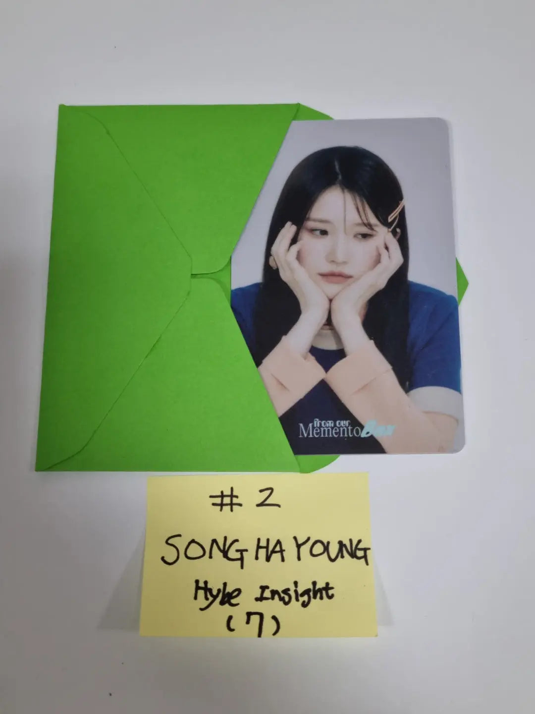 Fromis_9 "from our Memento Box" - Hybe Insight Event PVC Photocard - HALLYUSUPERSTORE