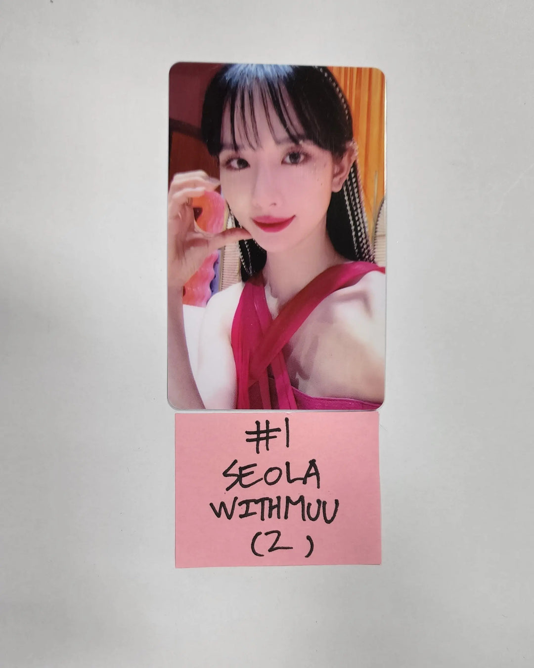 WJSN "Sequence" - Withmuu Lucky Draw Event PVC Photocard - HALLYUSUPERSTORE