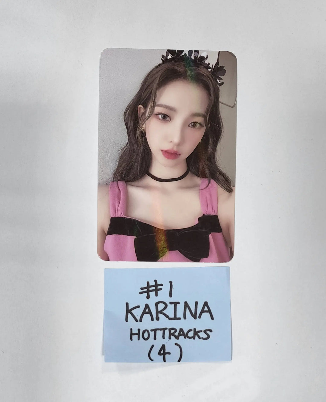 Aespa - Hottracks Quiz winner Event Hologram Photocard - HALLYUSUPERSTORE