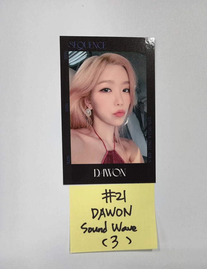 WJSN "Sequence" - Soundwave Lucky Draw Event PVC Photocard - HALLYUSUPERSTORE