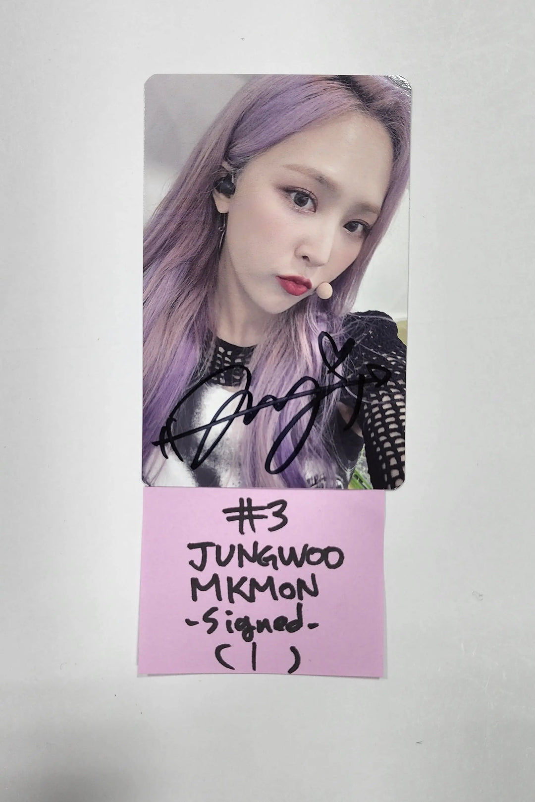 BVNDIT "Re-Original" - Mkmon Fansign Event Photocard / Hand Autogaraphed(Signed) Photocard - HALLYUSUPERSTORE