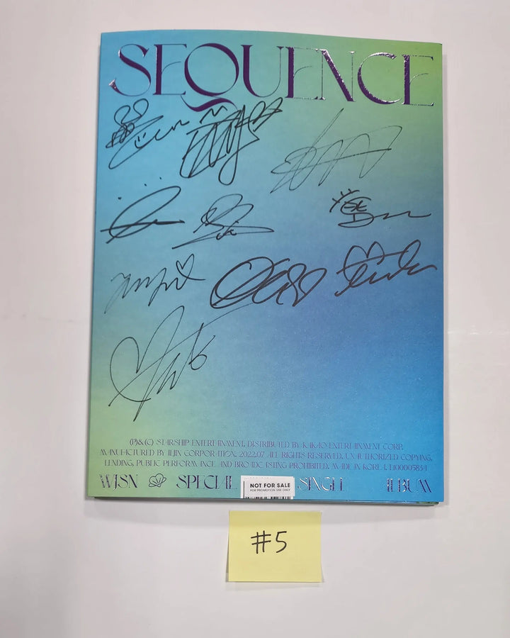 WJSN - Special Album "Sequence" - Hand Autographed(Signed) Promo Album - HALLYUSUPERSTORE