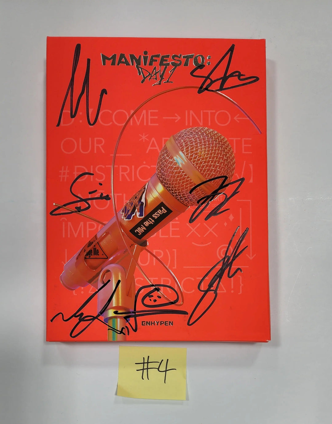ENHYPEN “MANIFESTO : DAY 1” - Hand Autographed(Signed) Promo Album - HALLYUSUPERSTORE
