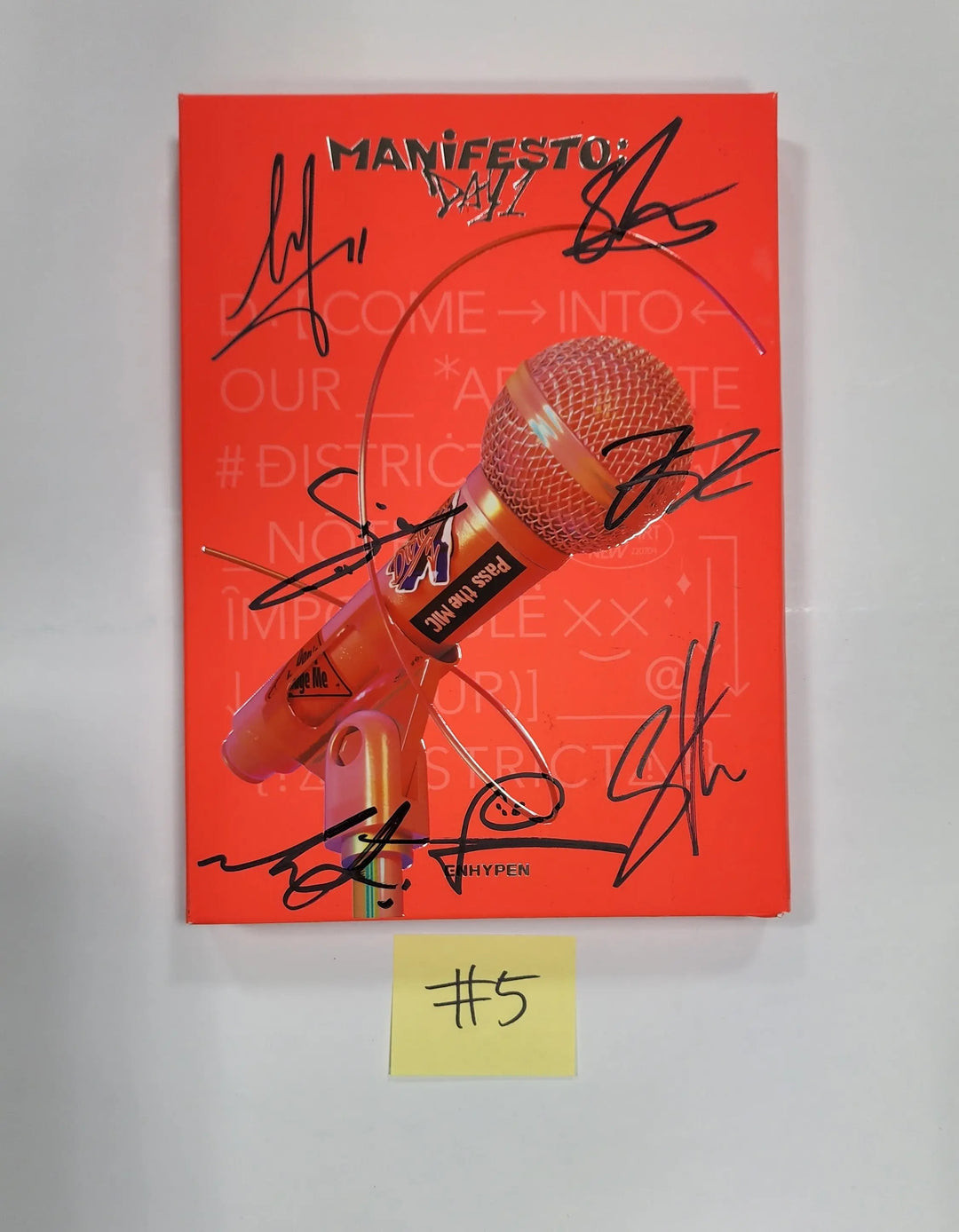 ENHYPEN “MANIFESTO : DAY 1” - Hand Autographed(Signed) Promo Album - HALLYUSUPERSTORE