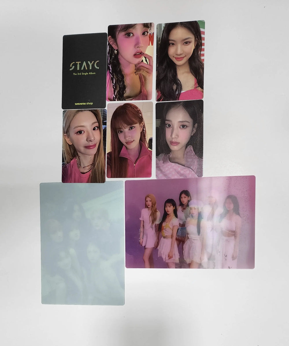 StayC 'WE NEED LOVE' - Weverse Shop Pre-order Benefit Postcard - HALLYUSUPERSTORE