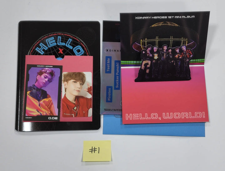 Xdinary "Hello, world!" - Hand Autographed(Signed) Promo Album - HALLYUSUPERSTORE