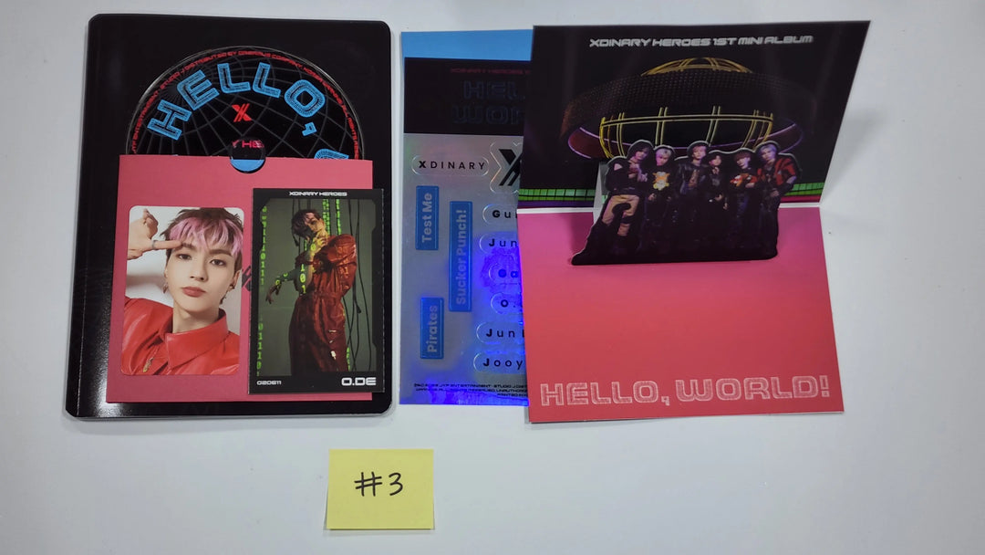 Xdinary "Hello, world!" - Hand Autographed(Signed) Promo Album - HALLYUSUPERSTORE