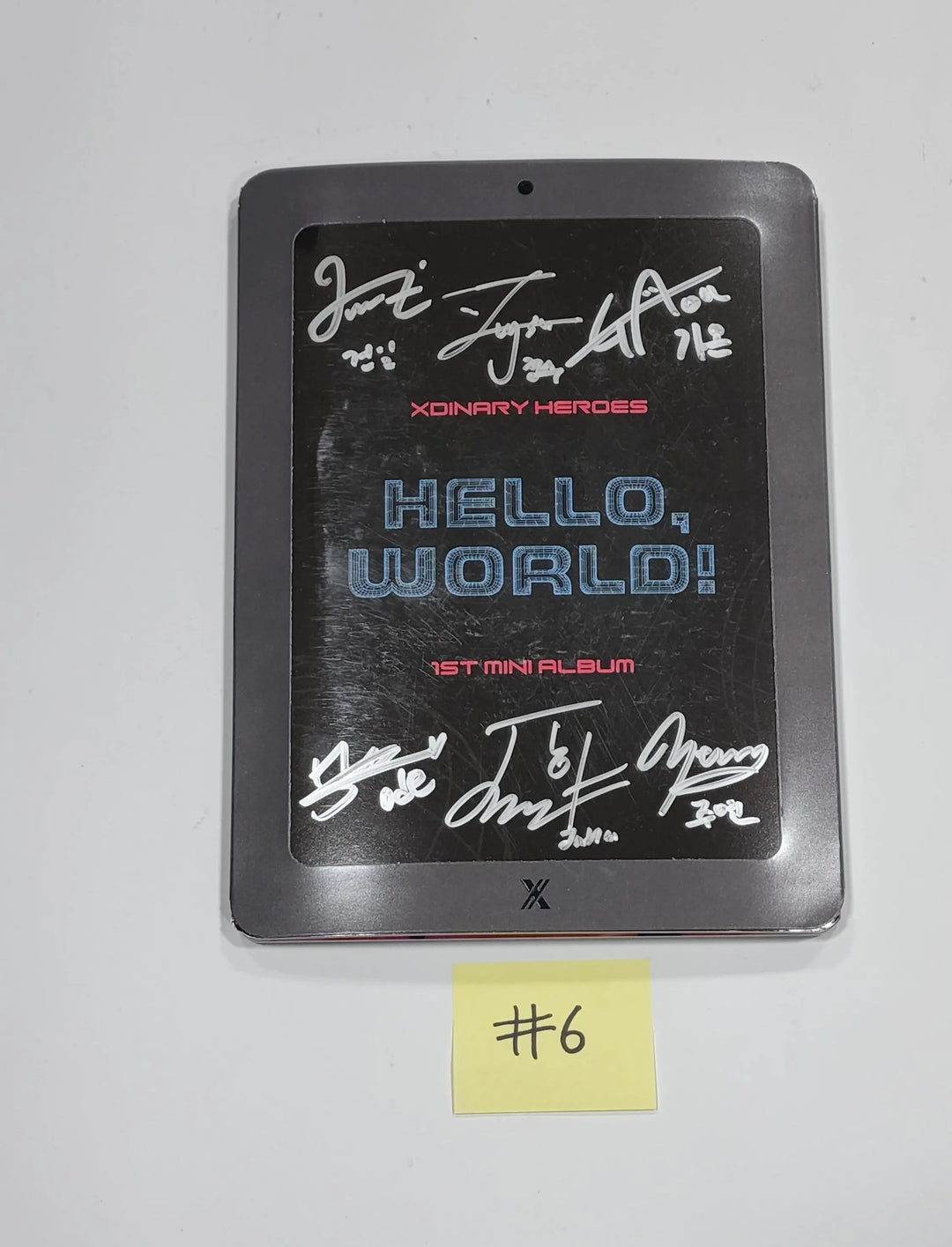 Xdinary "Hello, world!" - Hand Autographed(Signed) Promo Album - HALLYUSUPERSTORE