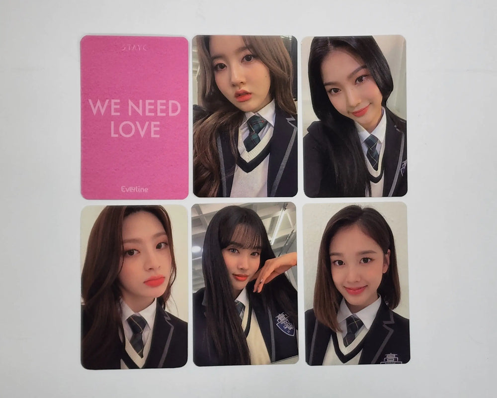 StayC 'WE NEED LOVE' - Everline Fansign Event Photocard - HALLYUSUPERSTORE