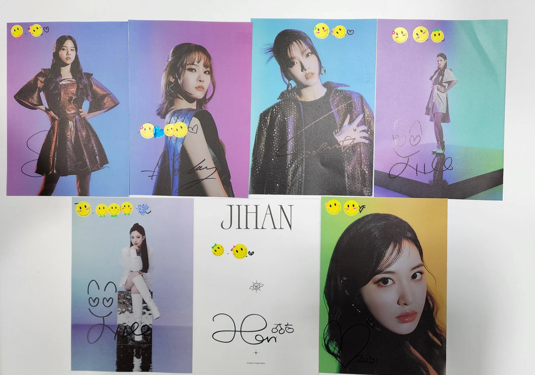 Weeekly - A Cut Page From Fansign Event Albums Set (7EA) - HALLYUSUPERSTORE