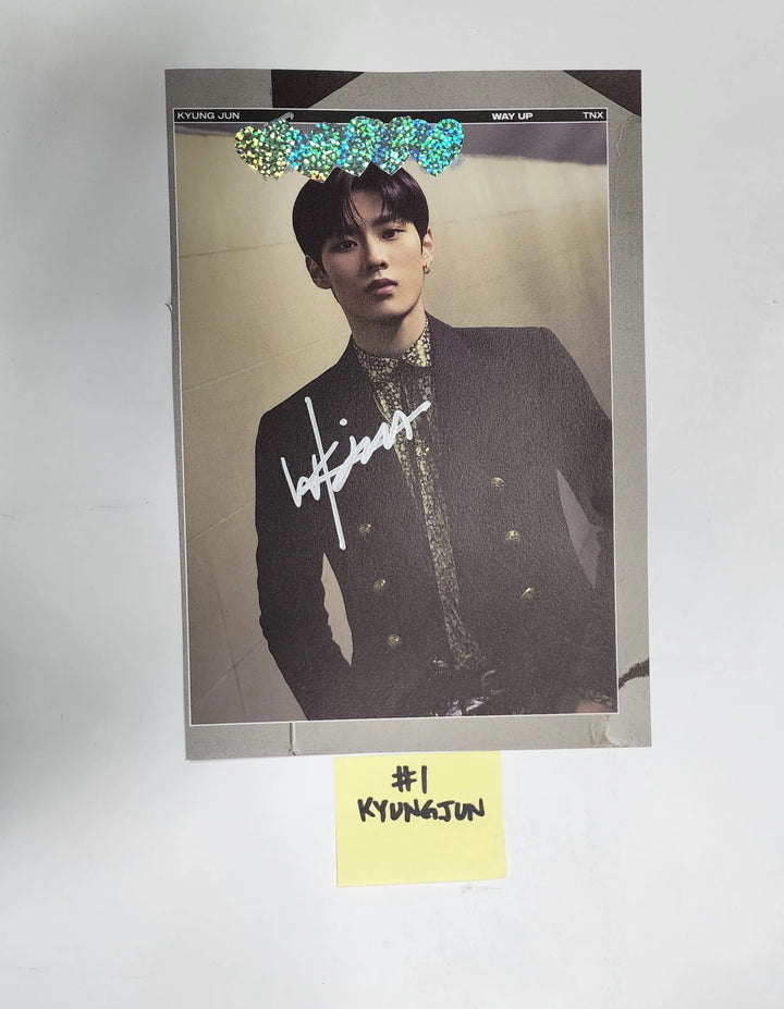 TNX - A Cut Page From Fansign Event Albums - HALLYUSUPERSTORE