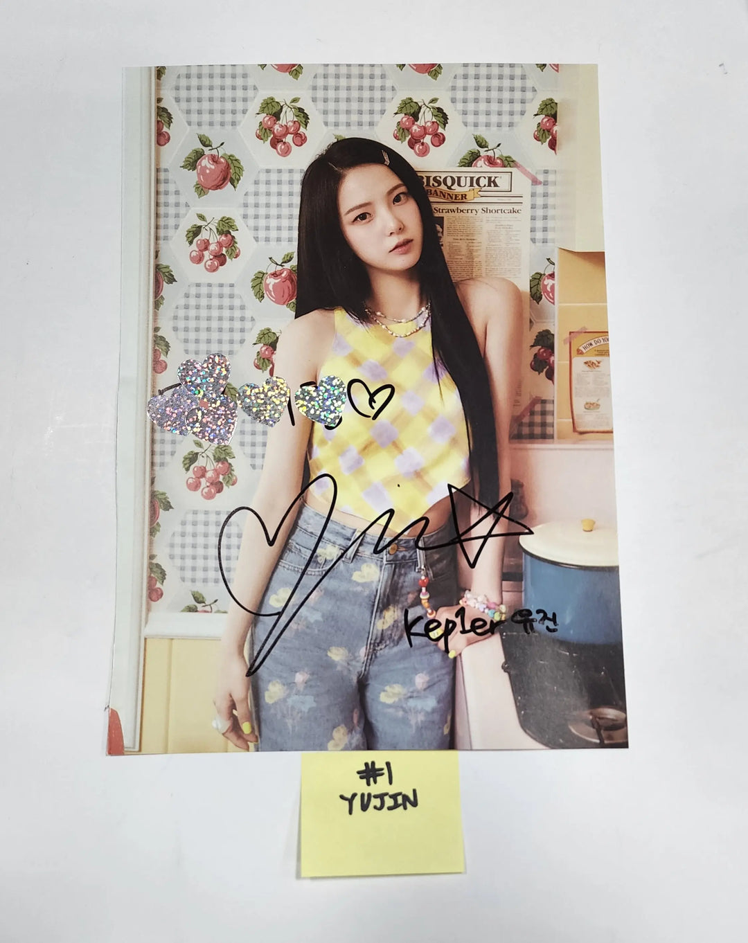 Kep1er - A Cut Page From Fansign Event Albums - HALLYUSUPERSTORE