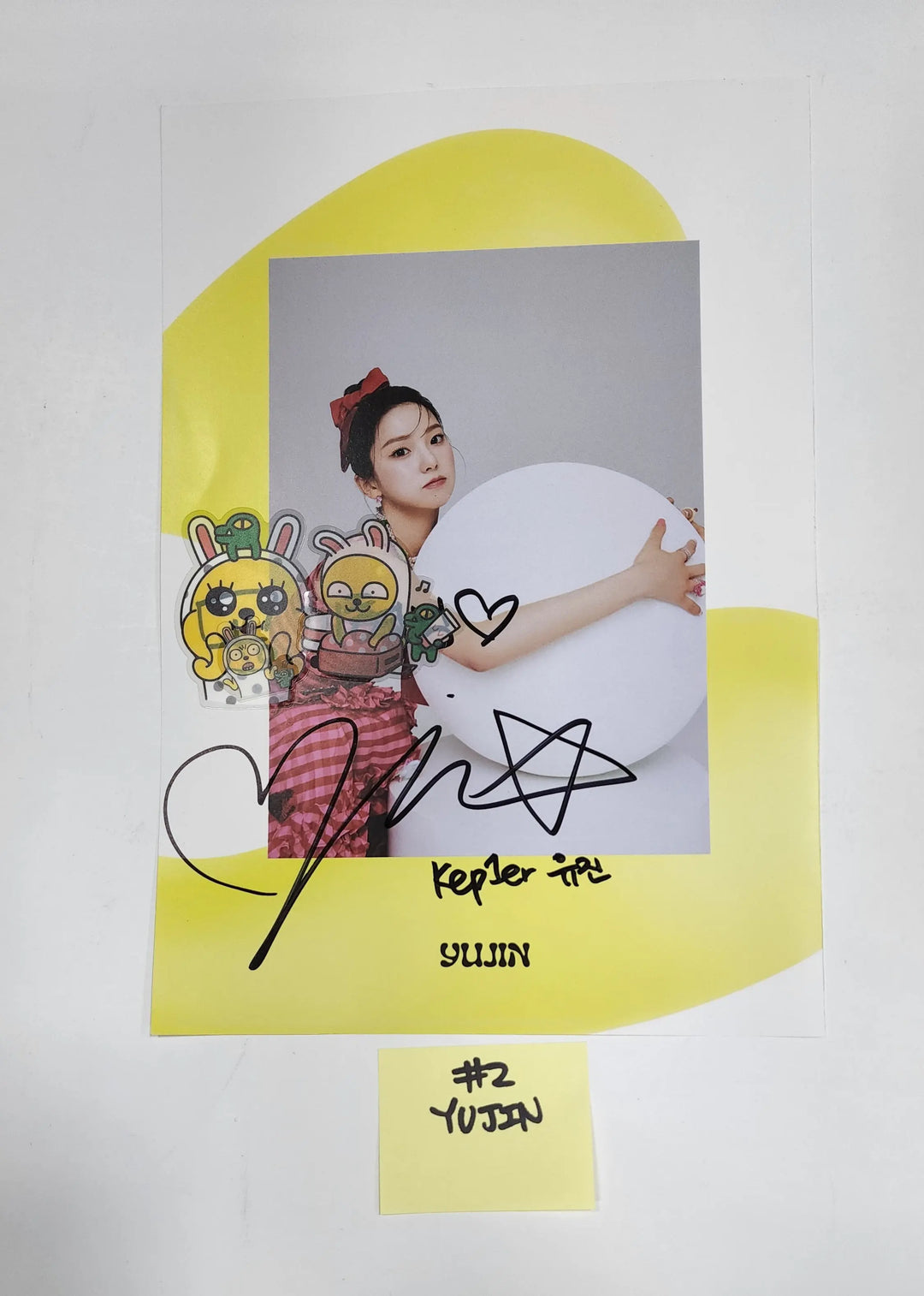 Kep1er - A Cut Page From Fansign Event Albums - HALLYUSUPERSTORE