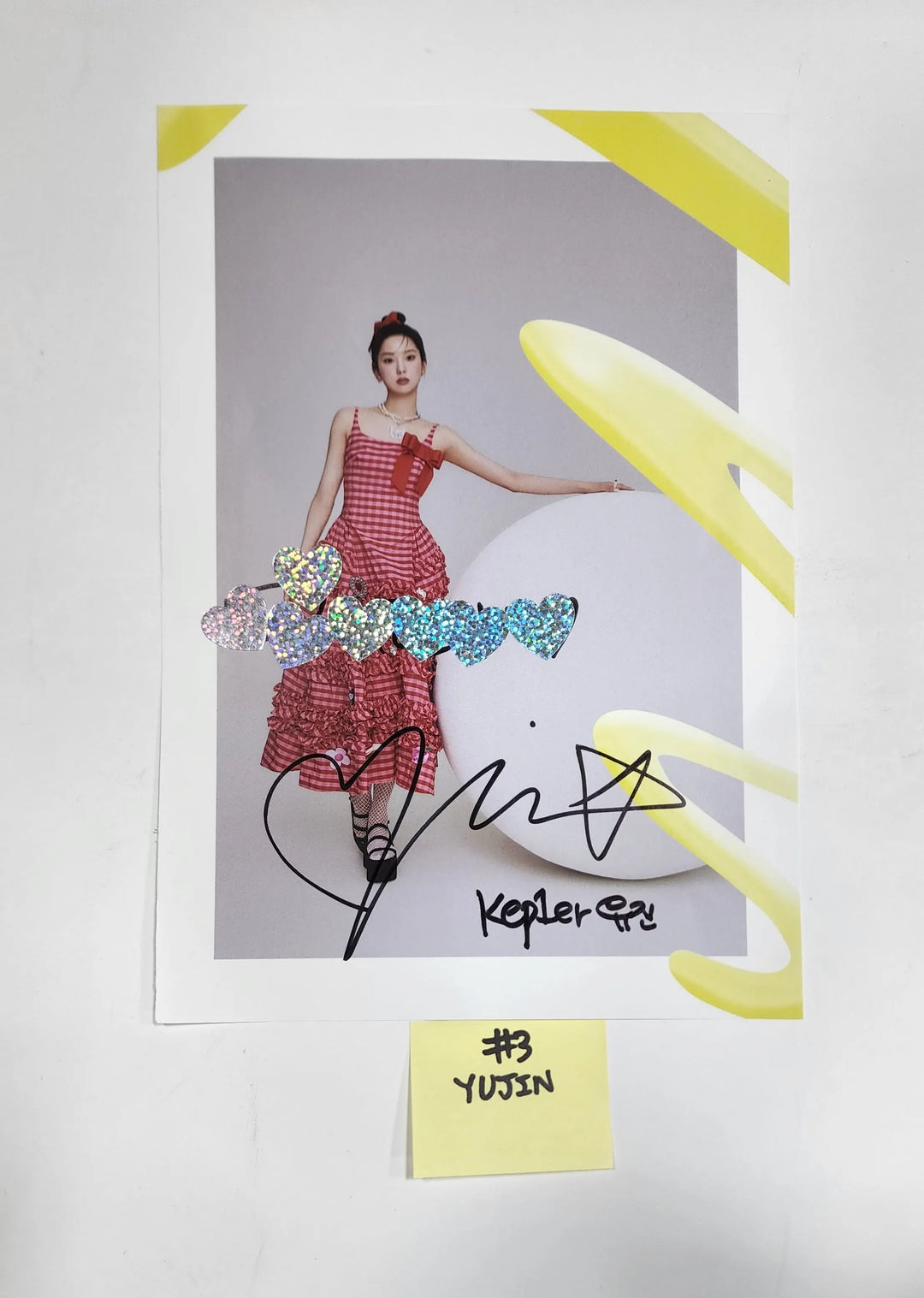 Kep1er - A Cut Page From Fansign Event Albums - HALLYUSUPERSTORE