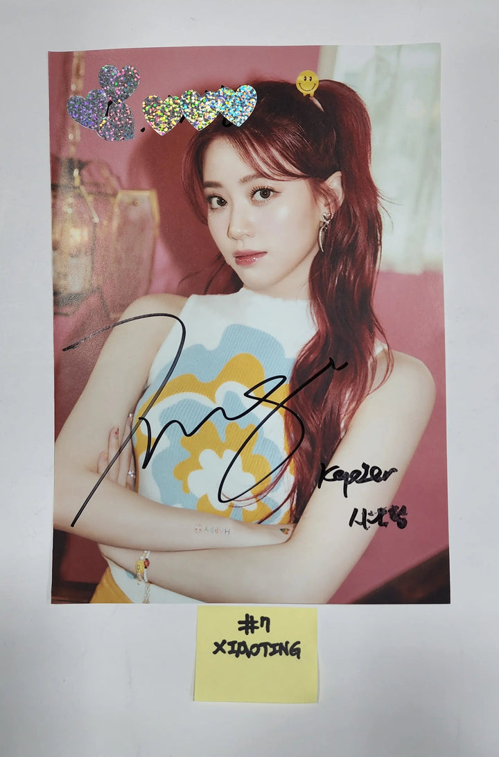 Kep1er - A Cut Page From Fansign Event Albums - HALLYUSUPERSTORE
