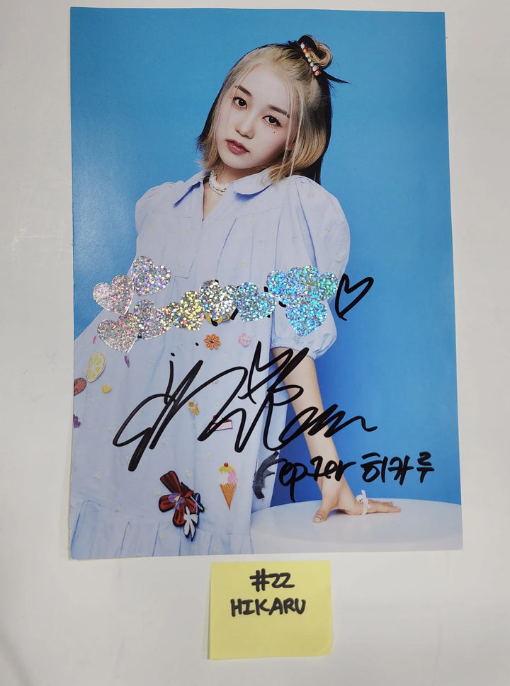 Kep1er - A Cut Page From Fansign Event Albums - HALLYUSUPERSTORE