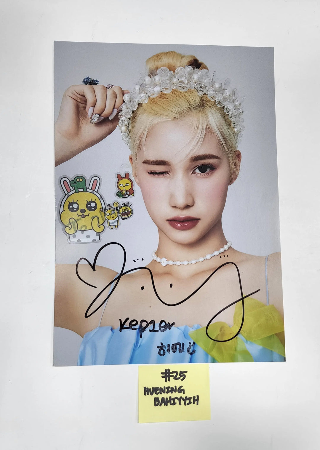 Kep1er - A Cut Page From Fansign Event Albums - HALLYUSUPERSTORE