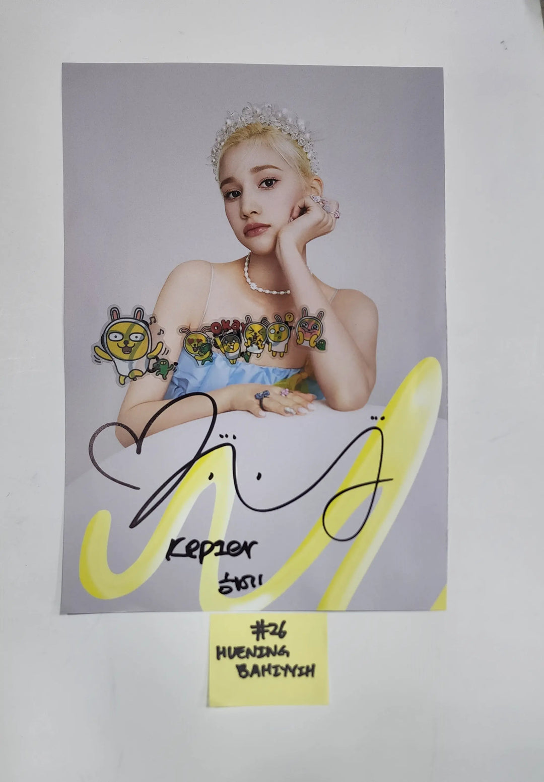 Kep1er - A Cut Page From Fansign Event Albums - HALLYUSUPERSTORE