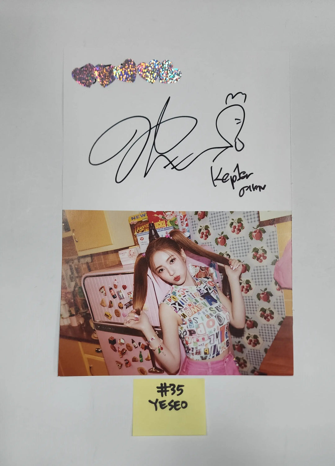 Kep1er - A Cut Page From Fansign Event Albums - HALLYUSUPERSTORE