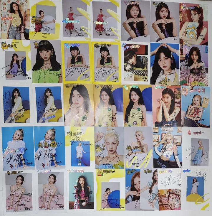 Kep1er - A Cut Page From Fansign Event Albums - HALLYUSUPERSTORE