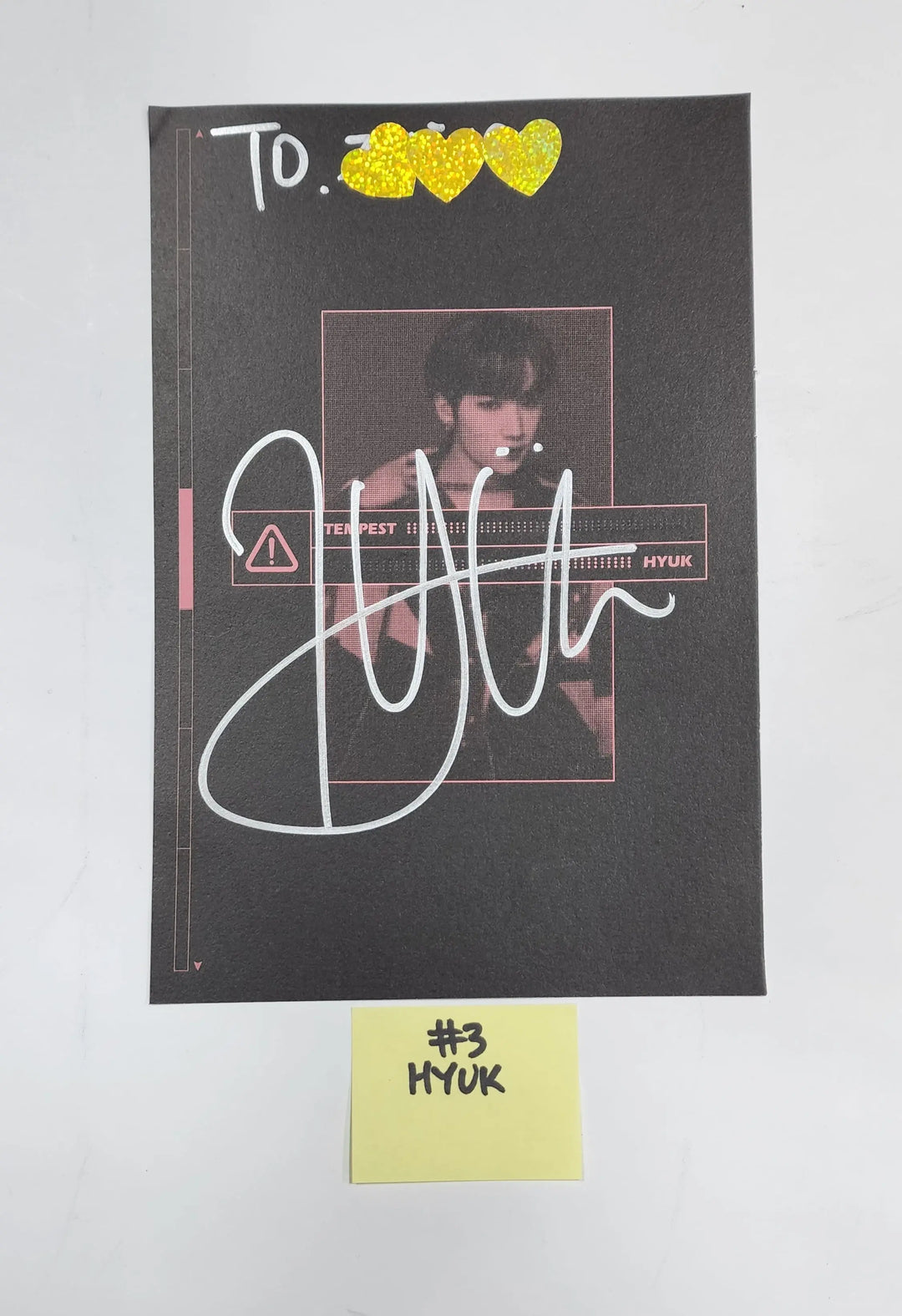 Tempest - A Cut Page From Fansign Event Albums - HALLYUSUPERSTORE