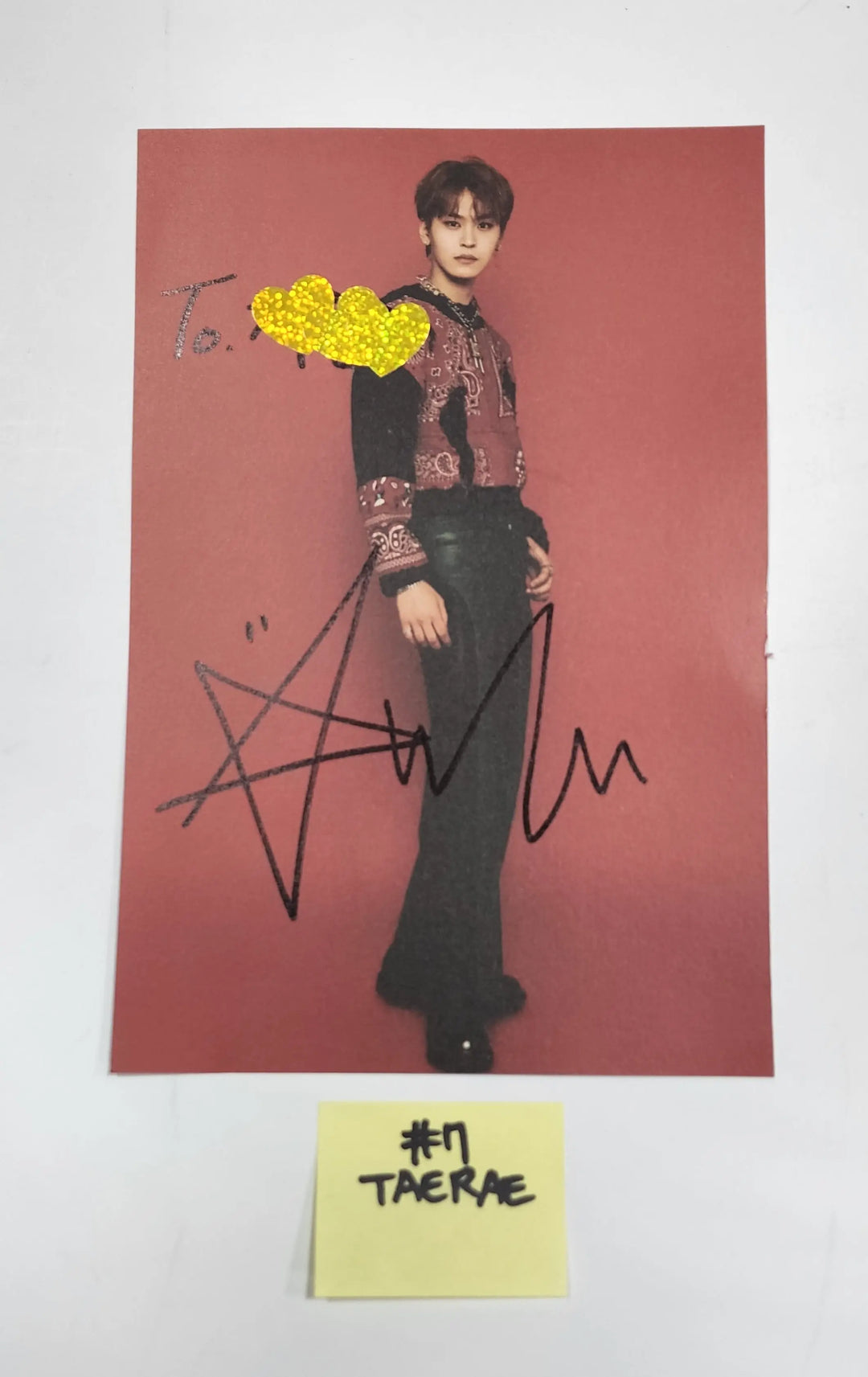 Tempest - A Cut Page From Fansign Event Albums - HALLYUSUPERSTORE