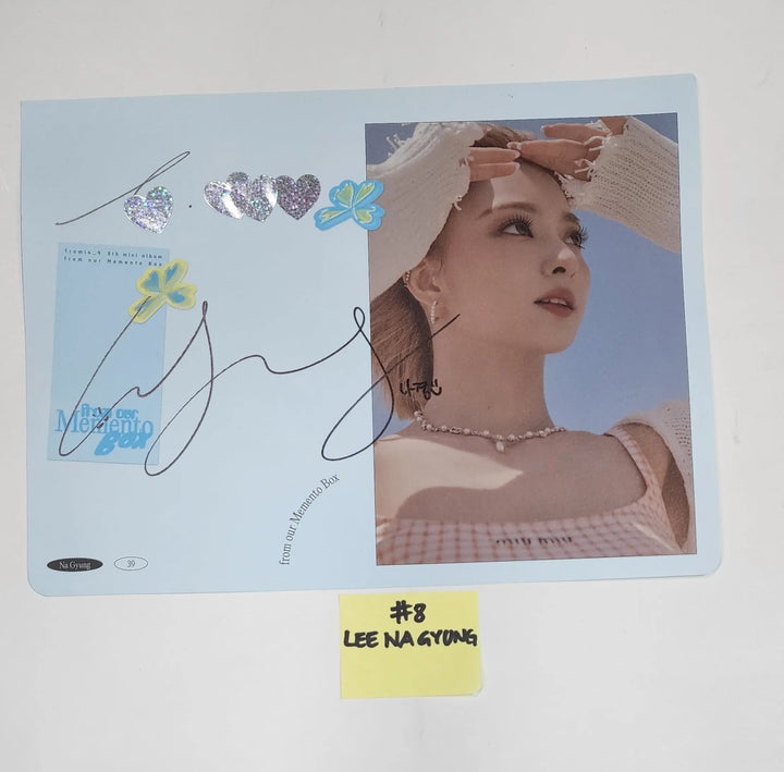Fromis_9 - A Cut Page From Fansign Event Albums - HALLYUSUPERSTORE