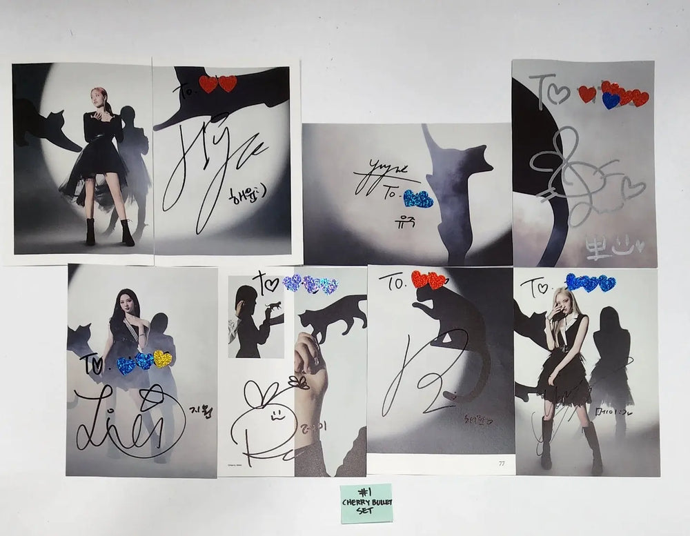 Cherry Bullet - A Cut Page From Fansign Event Albums - HALLYUSUPERSTORE