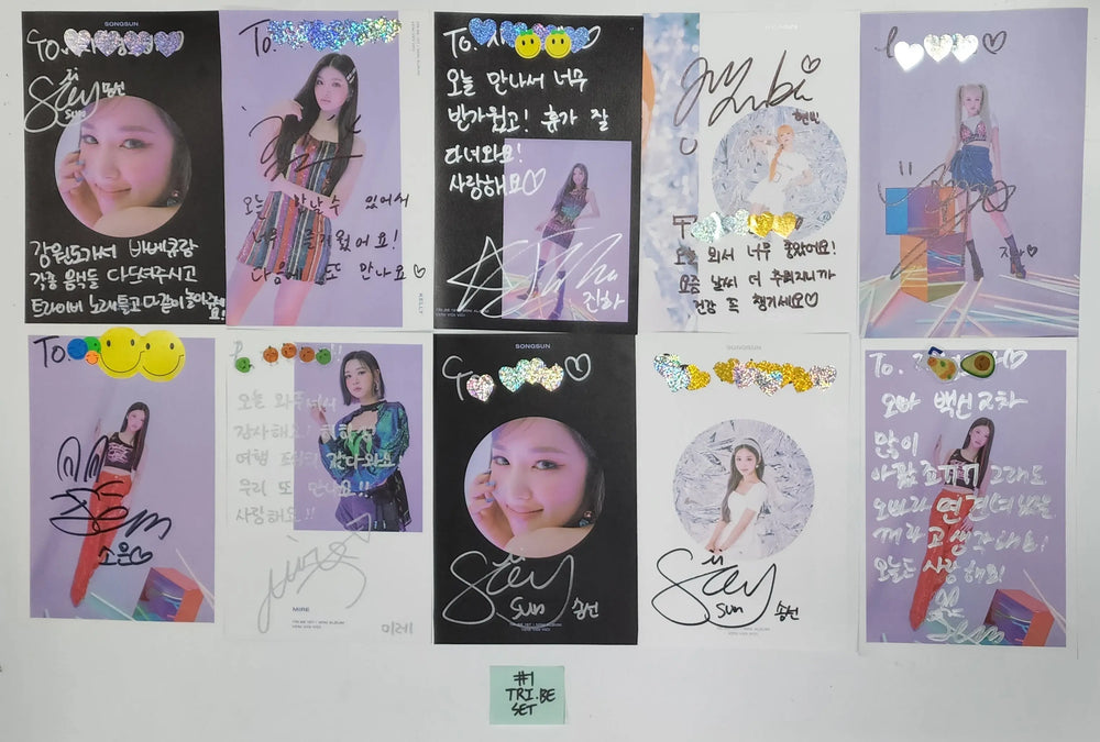 TRI.BE - A Cut Page From Fansign Event Albums Set - HALLYUSUPERSTORE